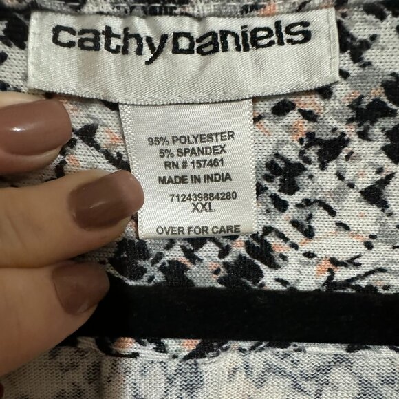 PERFECT for FALL!! LIGHTWEIGHT SNAKE PRINT 1/4 ZIP SWEATER 2X #L - Picture 8 of 8